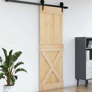 Porta NARVIK Naturale 80 x 210 cm Legno di pino solido 42047095