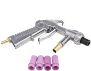Pulitore aeree 8 in 1 - Pulizia dell'aria - Bocchette ceramiche - Stralatura abrasiva - Manico in alluminio - Sistema efficiente - Pistola a getto d'aria