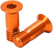 Accessori per bicicletta - Fermo posteriore - Viti di sostituzione - Duraturo e resistente - Arancione - Viti in alluminio - Adatto per biciclette - 2