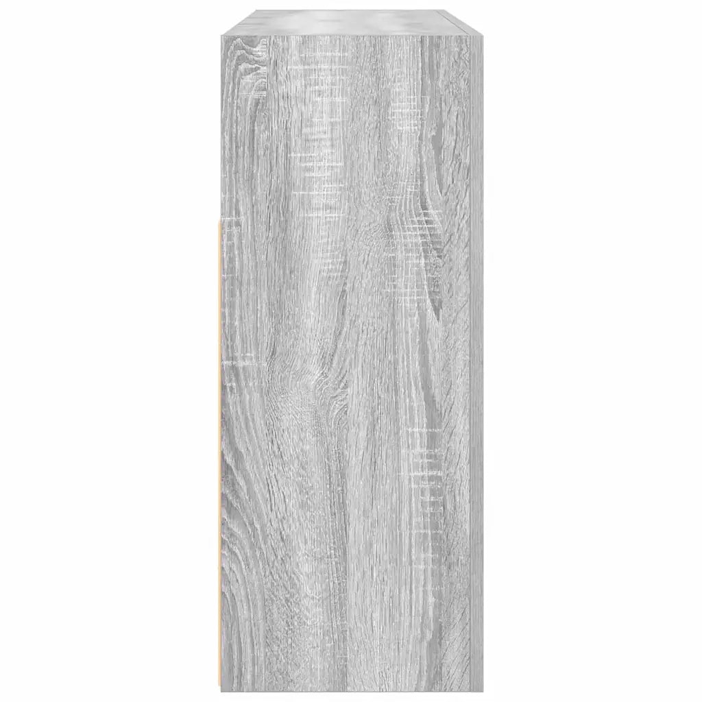 Credenza-Buffet-Armadio da cucina Grigio Sonoma 116 x 30 x 75 cm Legno multistrato