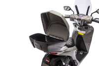 Scooter Elettrico per Bambini Licenza Ufficiale Honda SH125 12V con Ruote EVA e Sedile Pelle Grigio