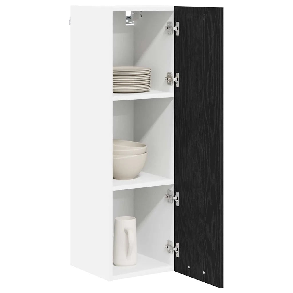 Armadio pensile Rovere Nero 30 x 31 x 100 cm Legno multistrato