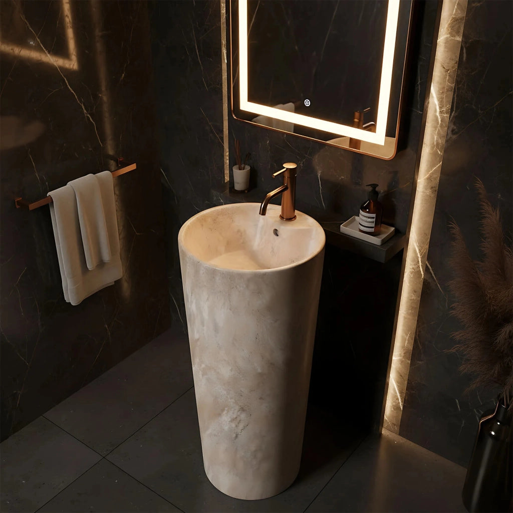Lavabo Monolitico Blanka Savana Matt