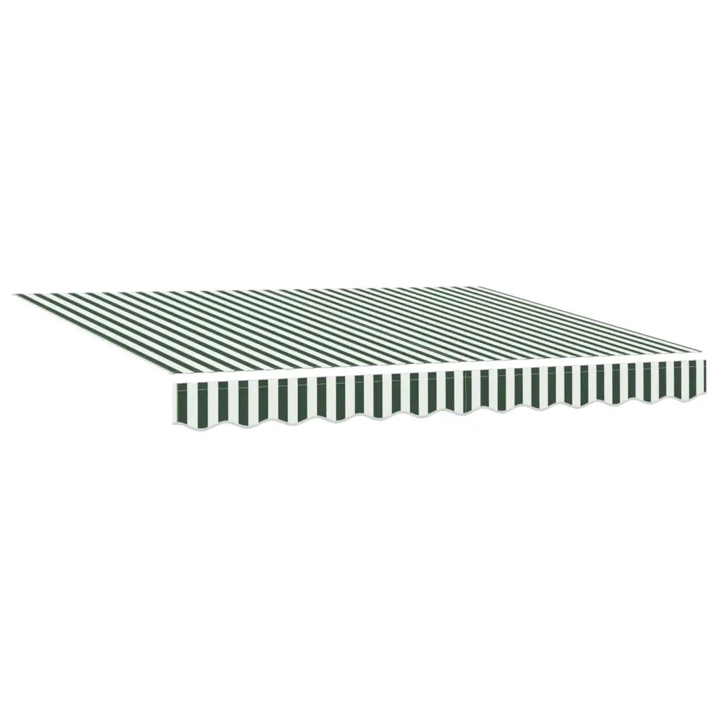Tettuccio Elettrico Retrattile Verde e Bianco 3,5 x 2,5 m