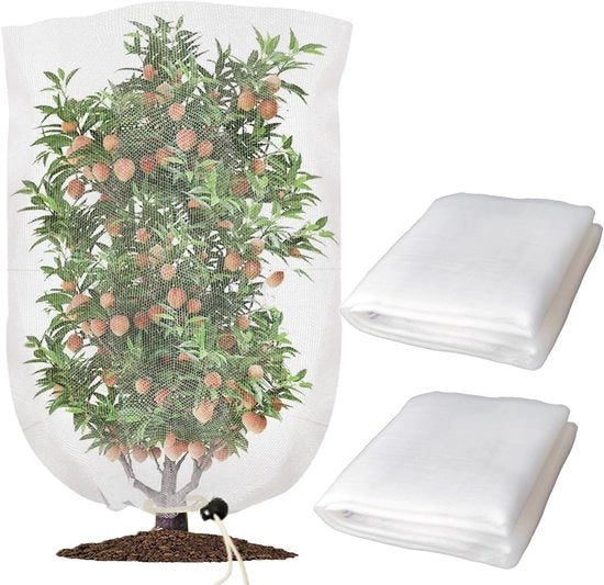 2 pezzi 3.3x4.5m rete per proteggere alberi da frutta da insetti e uccelli con rete a mesh botanico