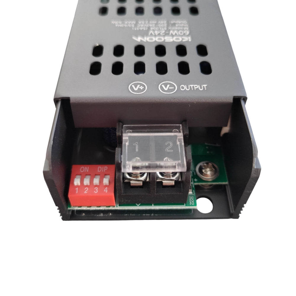 Alimentatore LED Dimmerabile 24V 60W Trasformatore ultra sottile per striscia LED Driver LED