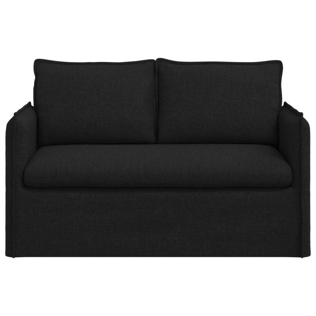 Divano | Divano da soggiorno | Sofa Nero 136 x 82 x 85 cm Tessuto
