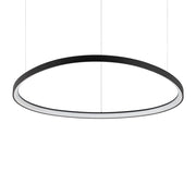 Sospensione Moderna Gemini Nero Led 80W 3000K Luce Calda