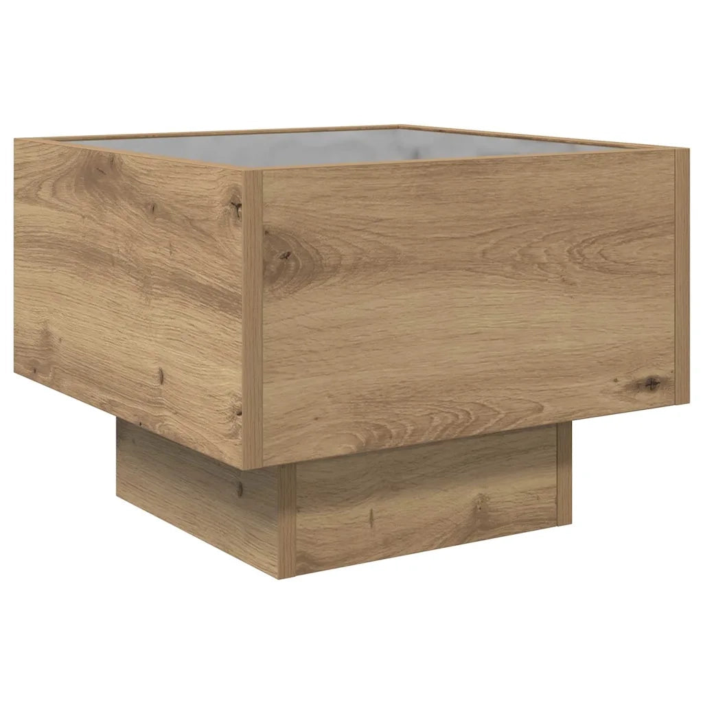 Tavolino da salotto rovere artigianale 40 x 40 x 30 cm 879657