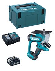 Seghetto per cartongesso MAKITA DSD180RTJ1 (1 x 5,0 Ah + DC18RC + MAKPAC 3)