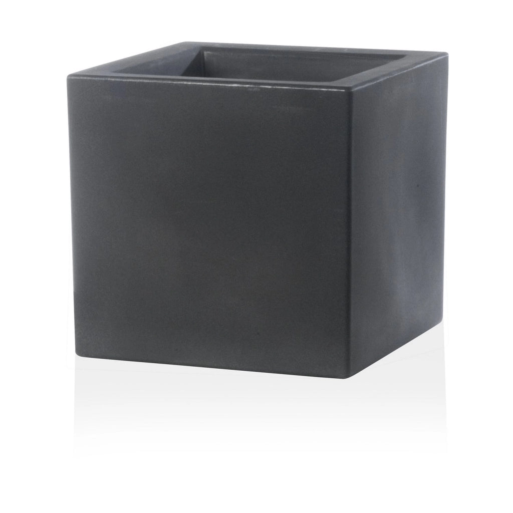 Vaso Quadrato colore Antracite 58x58 CM H 58 mod. Schio Cubo