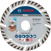10 Dischi Diamantati Bosch for Universal Multi Material Ø125 mm 2608615060