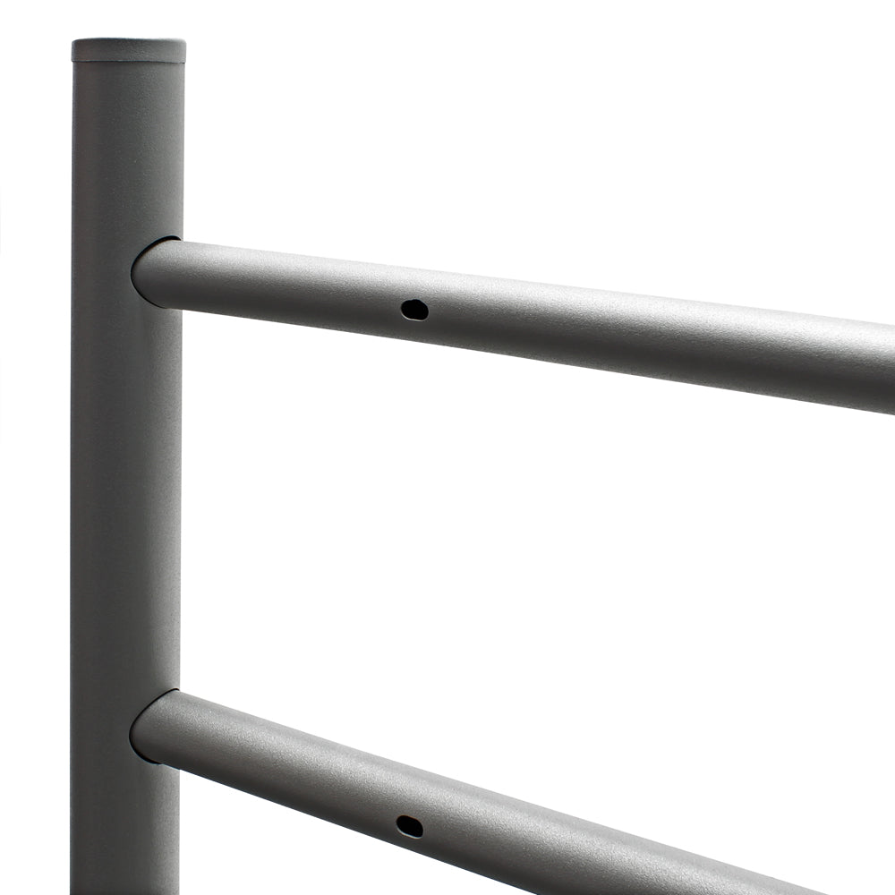 Telaio di supporto per cassetta postale doppia autoportante, verniciato a polvere antracite