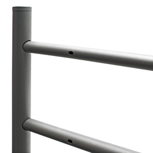 Telaio di supporto per cassetta postale doppia autoportante, verniciato a polvere antracite