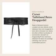 Cinturone Retro per Donna in Pelle PU con Tassello di Taglio