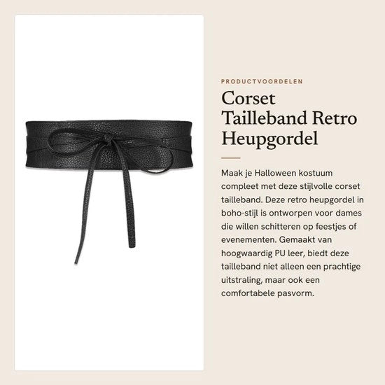 Cinturone Retro per Donna in Pelle PU con Tassello di Taglio