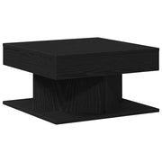 Tavolino da salotto | Tavolino da caff¨¨ | Tavolino da Soggiorno Rovere Nero 57 x 57 x 30 cm