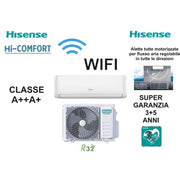 Hisense Climatizzatore Condizionatore Hisense Inverter serie Hi Comfort 12000 Btu AS35MR0BW + CF35LR03G R-32 Wi-Fi Integrato