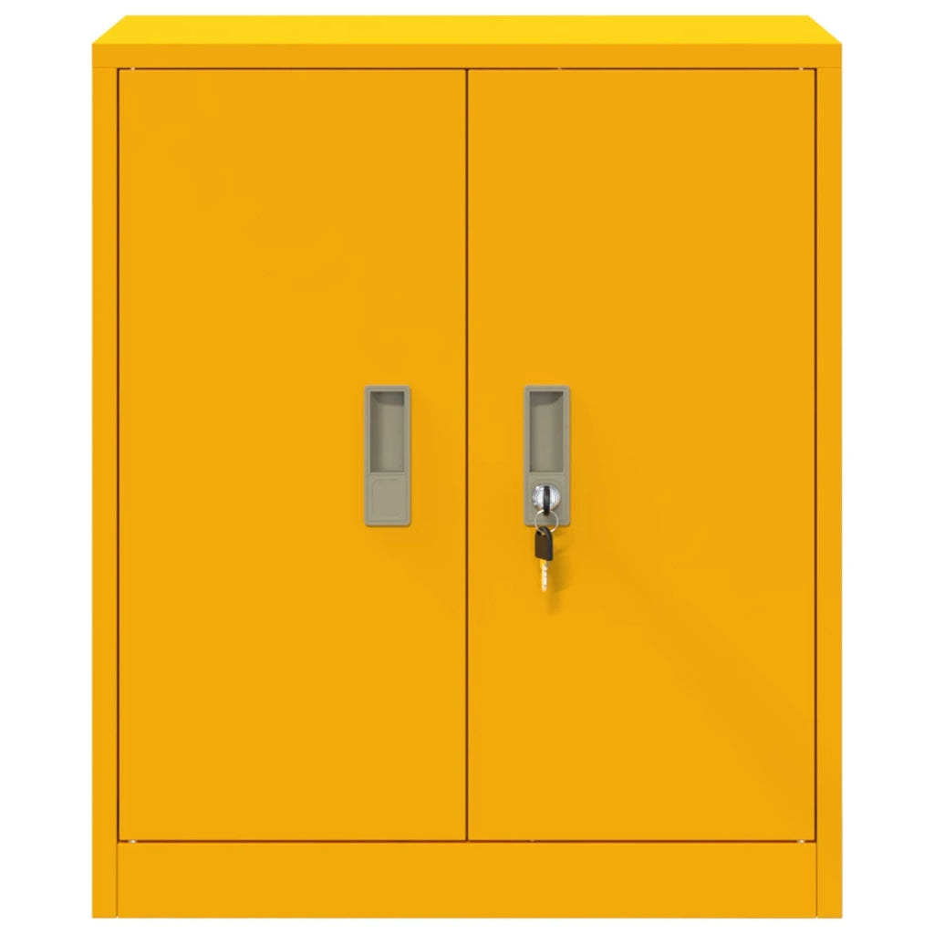 Armadio Giallo senape 60 x 40 x 70 cm Acciaio