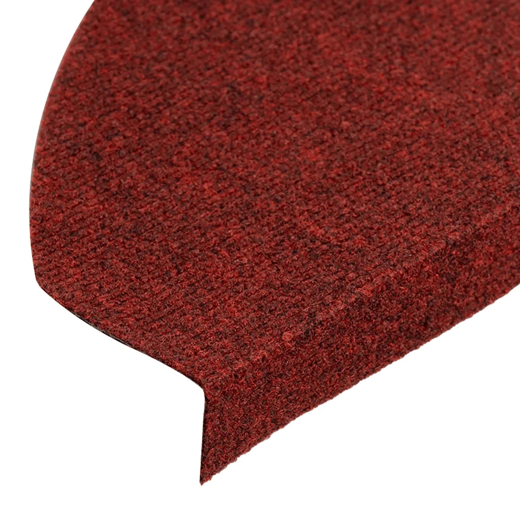 Tappetini Autoadesivi per Scale 15 pz 65x22,5x3,5 cm Rossi 136398