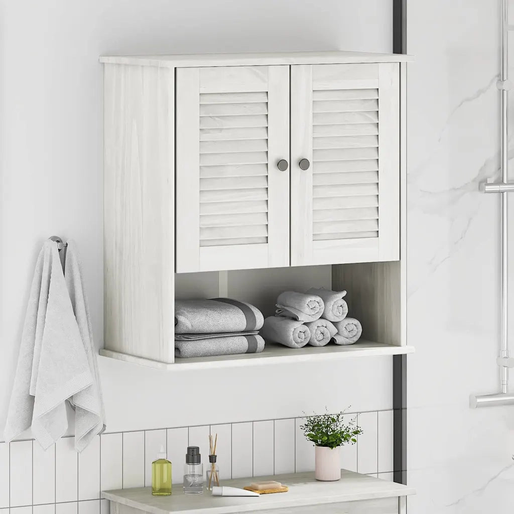 vidaXL Mobiletto da Bagno a Muro VIGO Bianco 67,5 x 34 x 71,5 cm