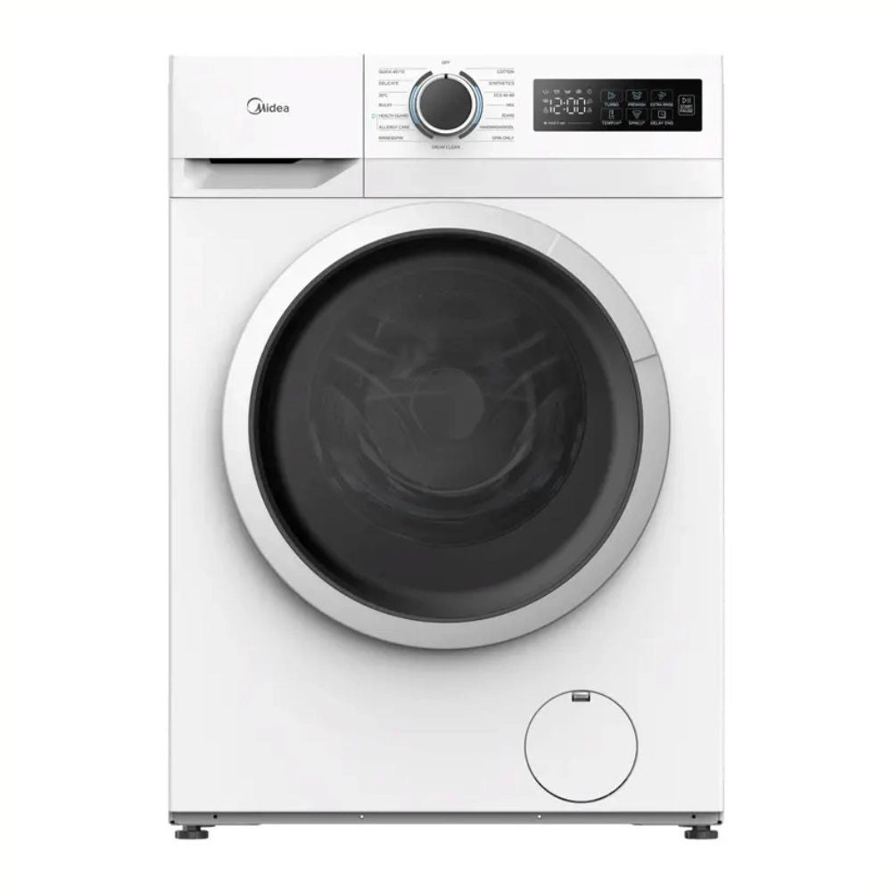Lavatrice carica frontale Midea MF110W80BA10W 8 kg 1400 giri bianca classe A