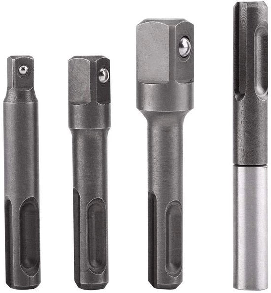 Trapano SDS Plus con Adattatore Interno 1/4 pollici e Estensore di Trapano