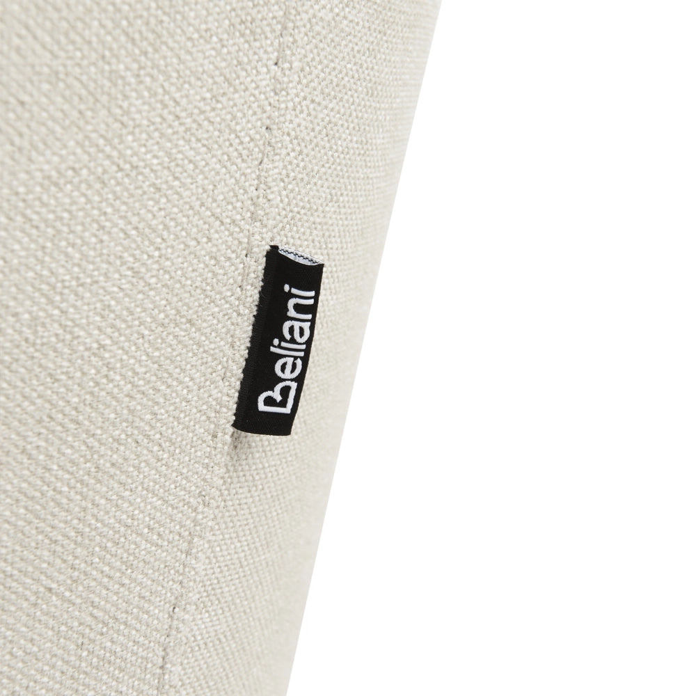Poltrona Beige Chiaro Rivestimento in tessuto Seduta larga e profonda basso Moderno Accogliente
