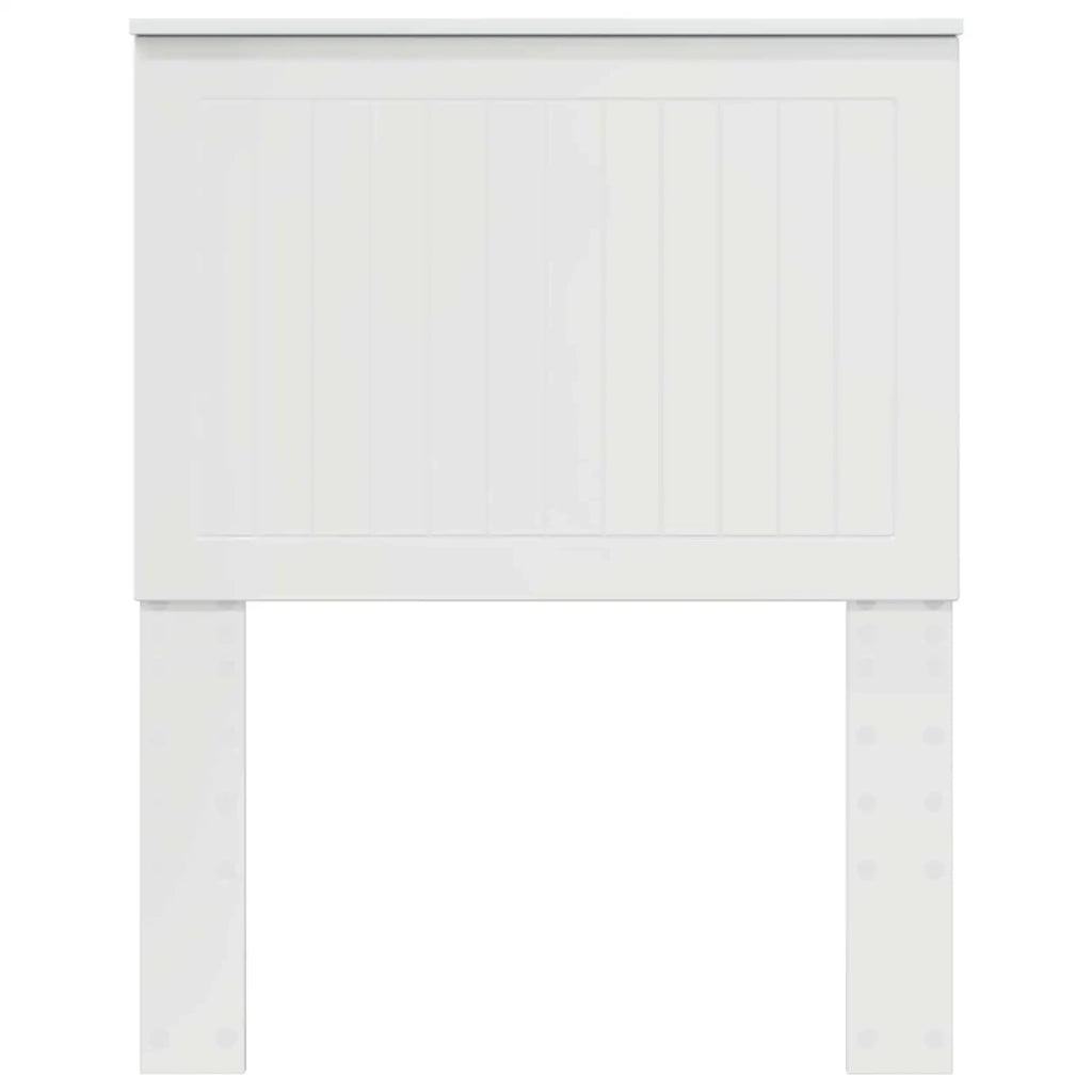 Testiera con testiera Bianco Lucido 75 cm Legno multistrato 887829