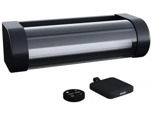 Apparecchio solare e ricaricabile Booster "Loma" da 150 a 900 Lumen - Nero
