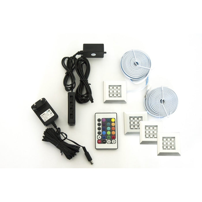 Illuminazione LED RGB 4 Squere per collezione CEPTO