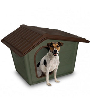 Eco Cuccia In Materiale 100% Riciclato A Forma Di Casetta 44 X 34 X 42 Cm         