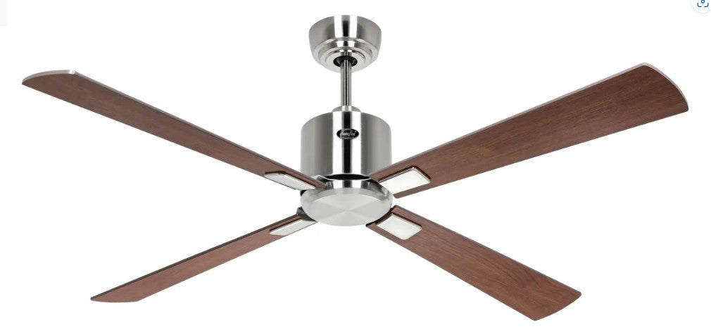 ECO NEO III 132, Ventilatore Acciaio Spazzolato WiFi senza Luce ,