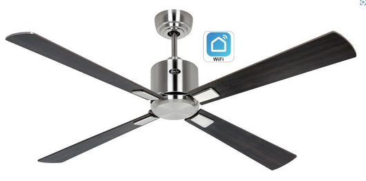 ECO NEO III 132, Ventilatore Acciaio Spazzolato WiFi senza Luce ,