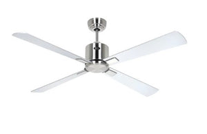 ECO NEO III 132, Ventilatore Acciaio Spazzolato WiFi senza Luce ,