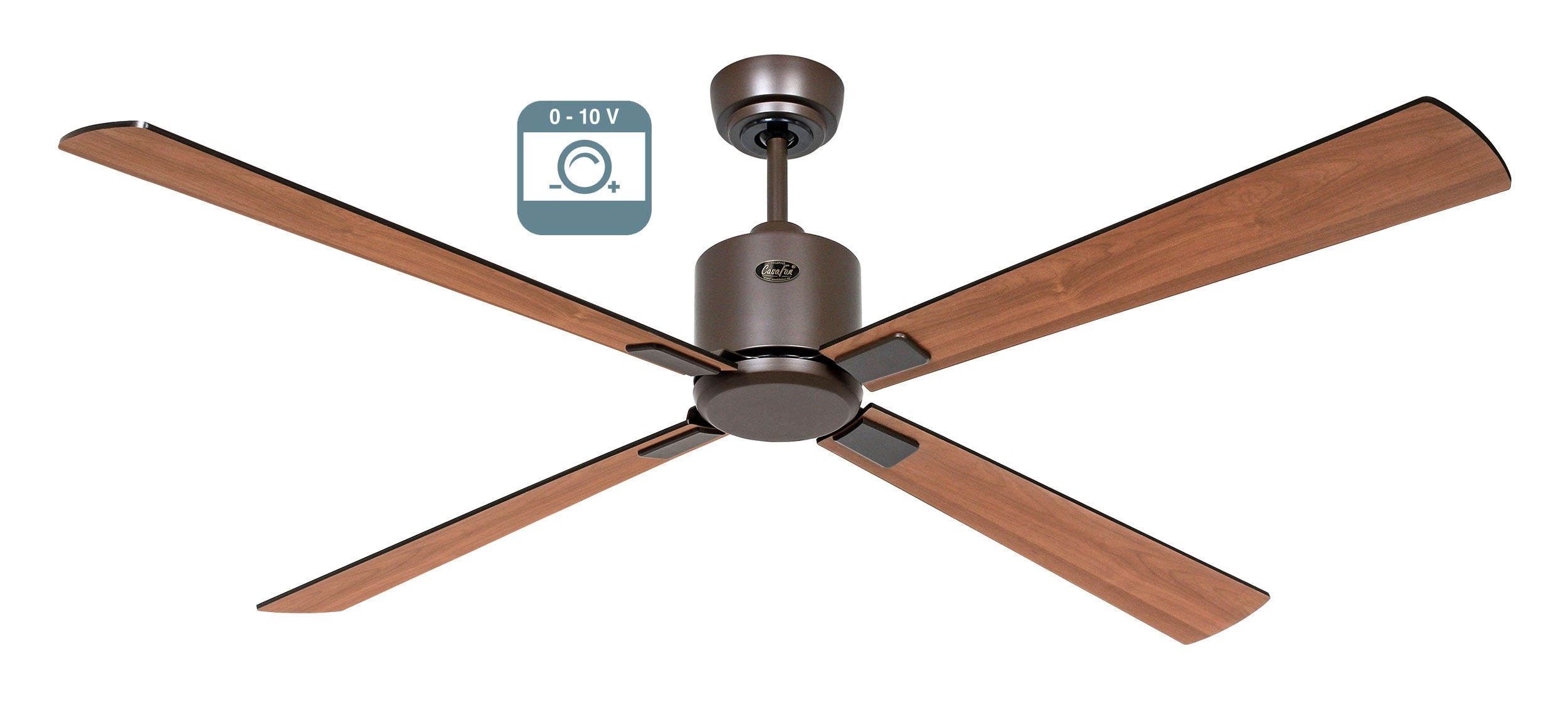 ECO NEO III 152, Ventilatore senza Luce Corpo Marrone, CasaFan