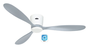 ECO PLANO WOOD 132, Ventilatore WiFi senza Luce, CasaFan