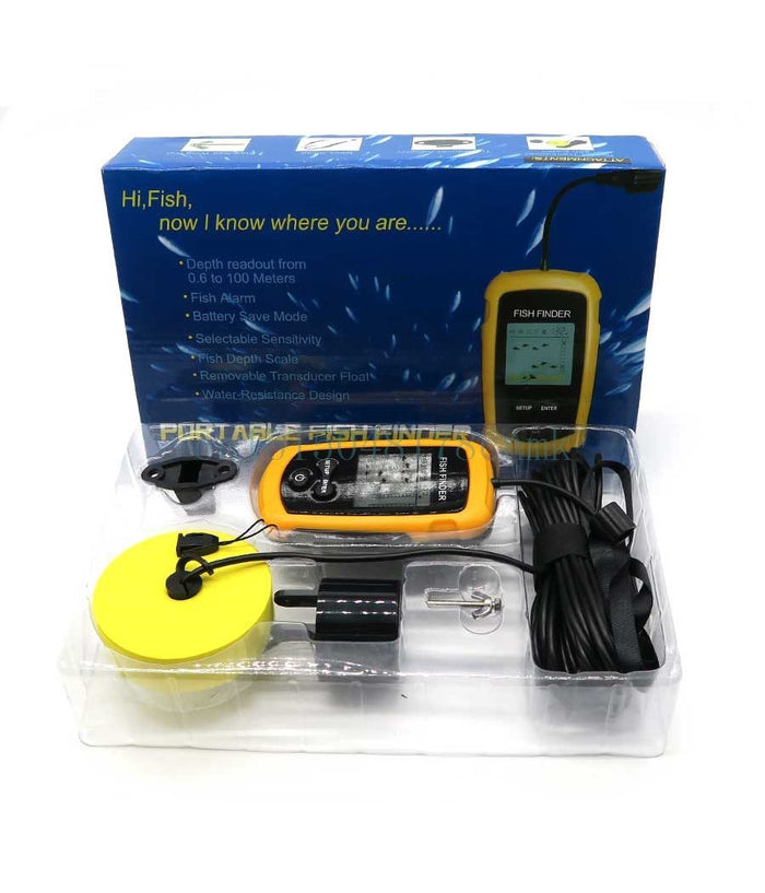 Ecoscandaglio Sonar Sonda Portatile Pesca Acqua Dolce Salata Cerca Pesci         