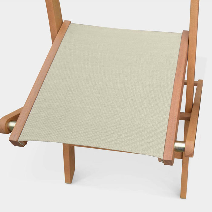 Set di 2 sedie da giardino pieghevoli in legno, grigio bruno