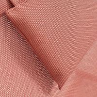 Set di 2 sedie sdraio in legno con cusino poggiatesta, terracotta