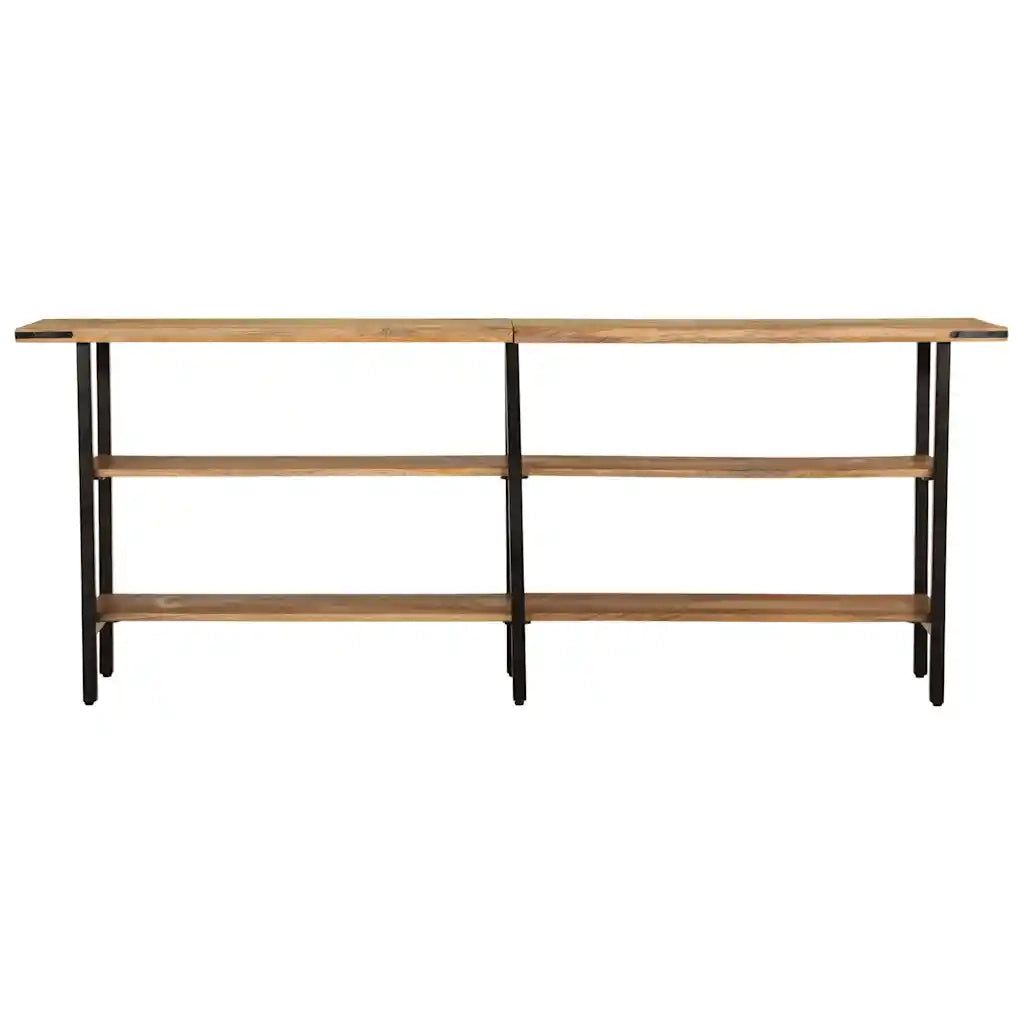 Tavolo Consolle 180x35x70 cm in Legno Massello di Mango