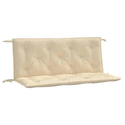 Cuscini Panca da Giardino 2 pz | Cuscini per sedie Beige 120x50x7 cm Tessuto Oxford