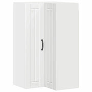 Pensile da cucina | Mobile angolare per parete LUCCA Bianco 57 x 57 x 100 cm