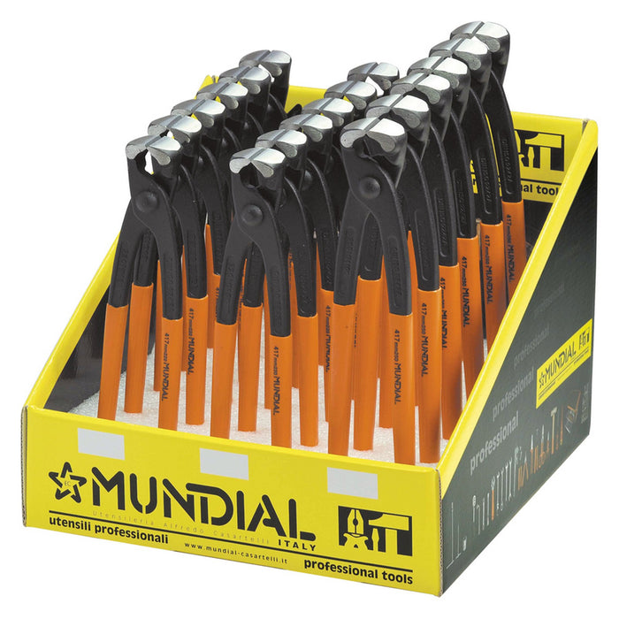 espositore tenaglia per cementisti 18 pezzi cod:ferx.100968nlm