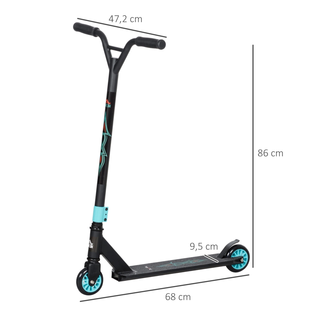 Monopattino Freestyle Pro ¨C Xylo ¨C Alluminio Verde per Trick e Stunt