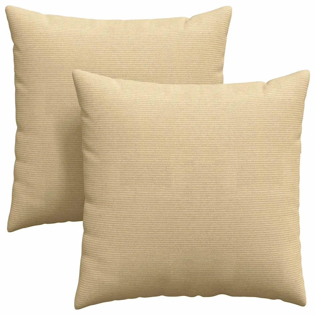 Cuscini da Divano 2 pcs Grigio Verde 80 x 80 cm