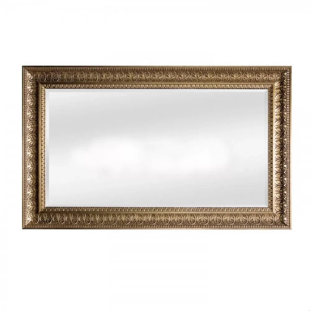 Specchiera in foglia oro rettangolare 103 x 83 x 6,5