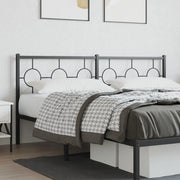 Testiera di Ricambio in Metallo Nero 180 cm 376262