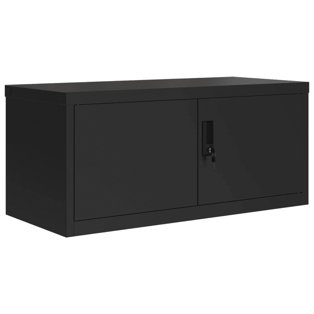 Armadio Classificatore Nero 90x40x110 cm in Acciaio 3188322