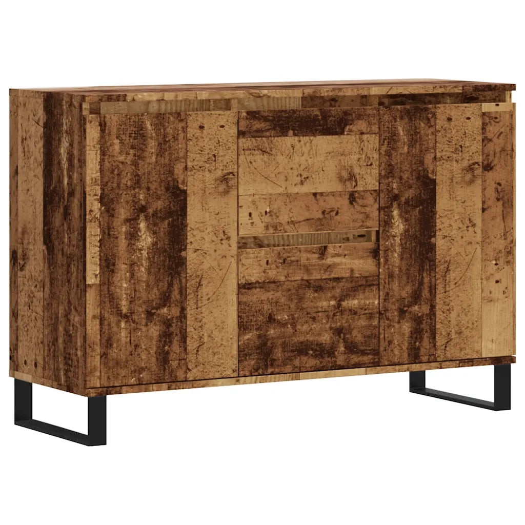Credenza Legno Antico 101,5x35x70 cm in Legno Multistrato 857268